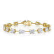 deBoulle High Jewelry Collection Multi Shaped Diamond Tennis Bracelet