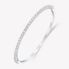 Round Brilliant Diamond Bangle