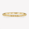 Studded Pyramid Bracelet in Yellow Gold