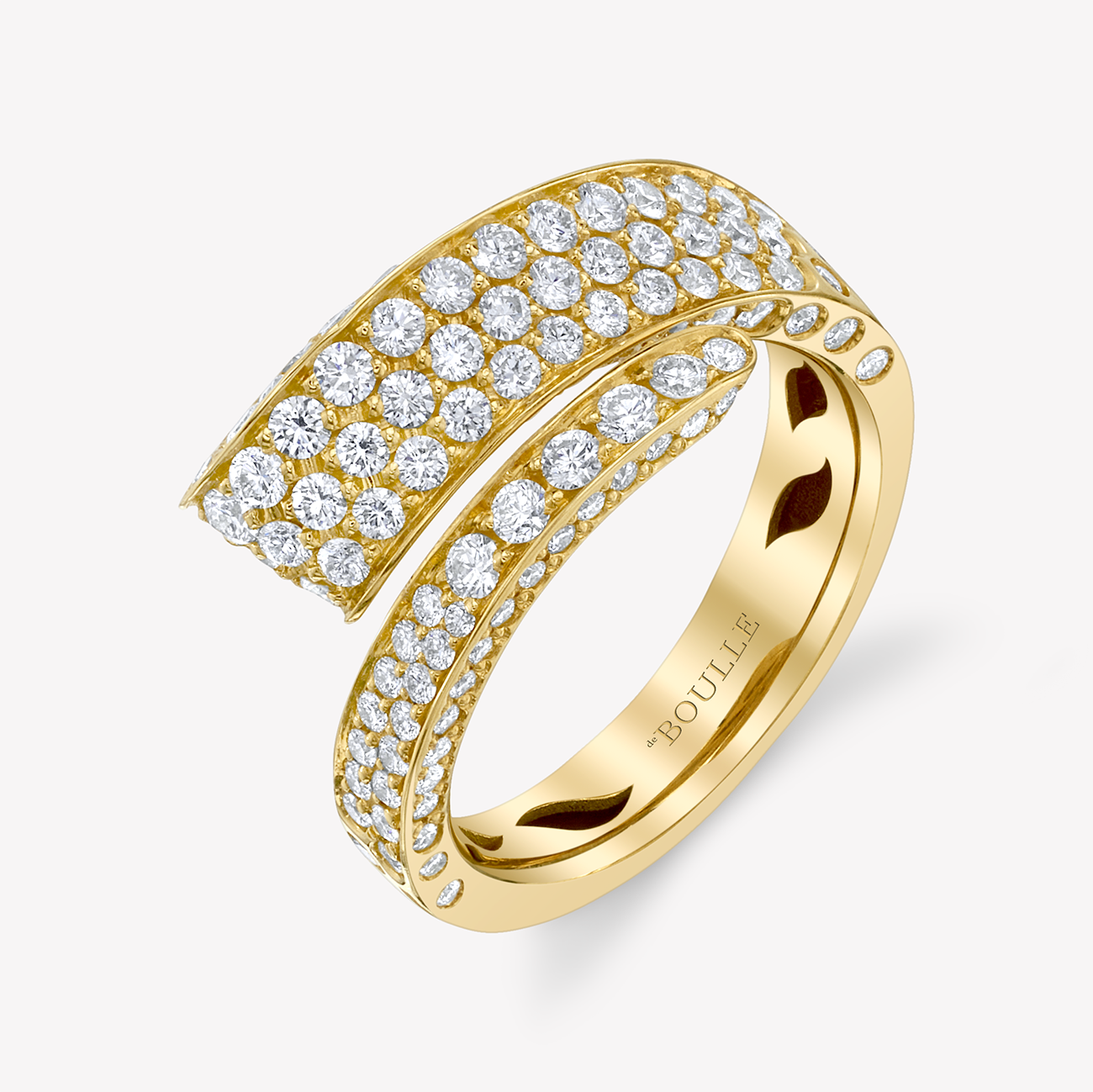 Bypass Ring in Yellow Gold