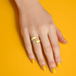 Signataire Open Ring Yellow Gold