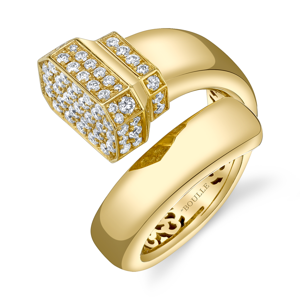 Signataire Open Ring Yellow Gold