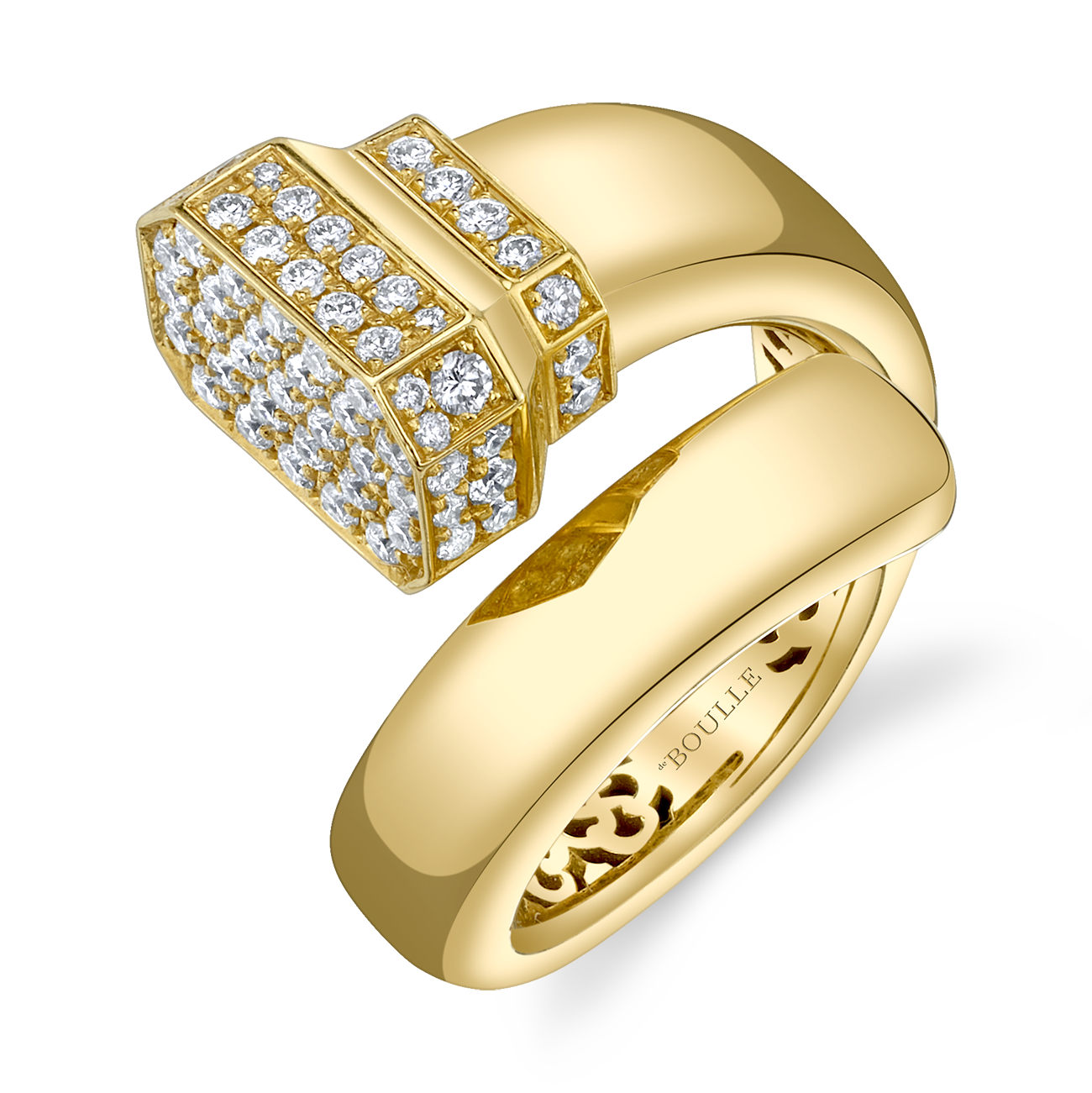 Signataire Open Ring Yellow Gold