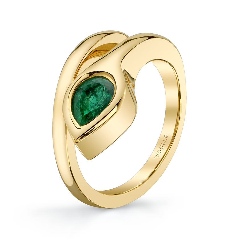deBoulle Collection Snake Motif Ring in Yellow Gold