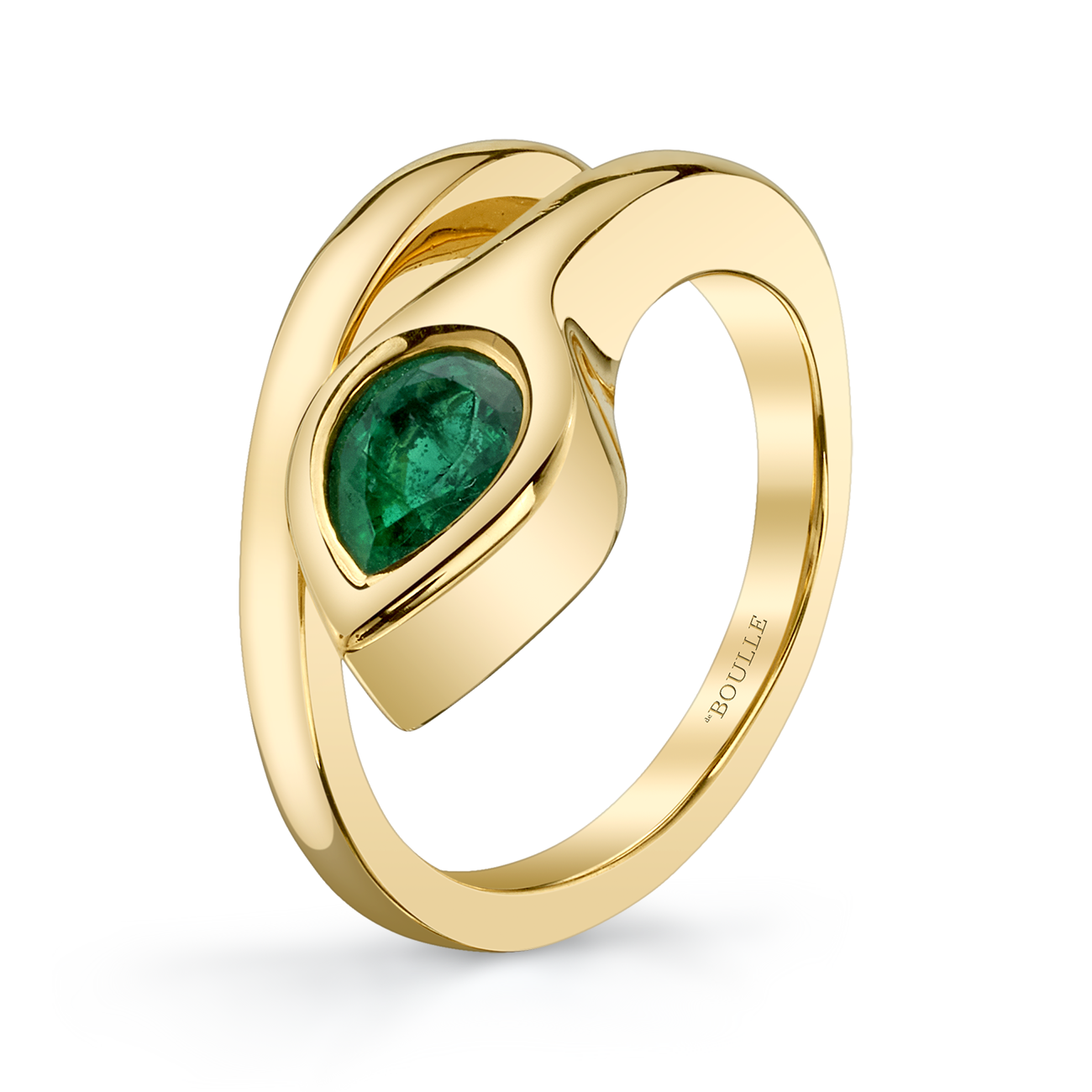 deBoulle Collection Snake Motif Ring in Yellow Gold