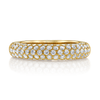 deBoulle Collection Posh Stackable Ring with Diamonds in Yellow Gold