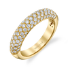 deBoulle Collection Posh Stackable Ring with Diamonds in Yellow Gold