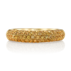 deBoulle Collection Posh Stackable Ring with Yellow Sapphires
