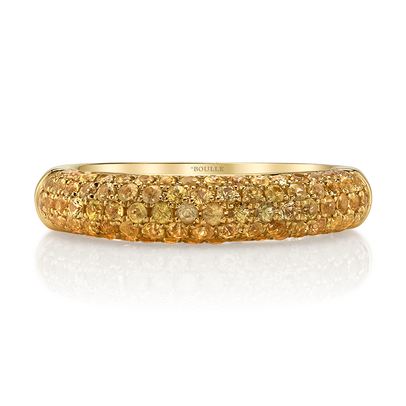 Posh Stackable Ring with Yellow Sapphires