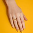 deBoulle Collection Posh Stackable Ring with Yellow Sapphires