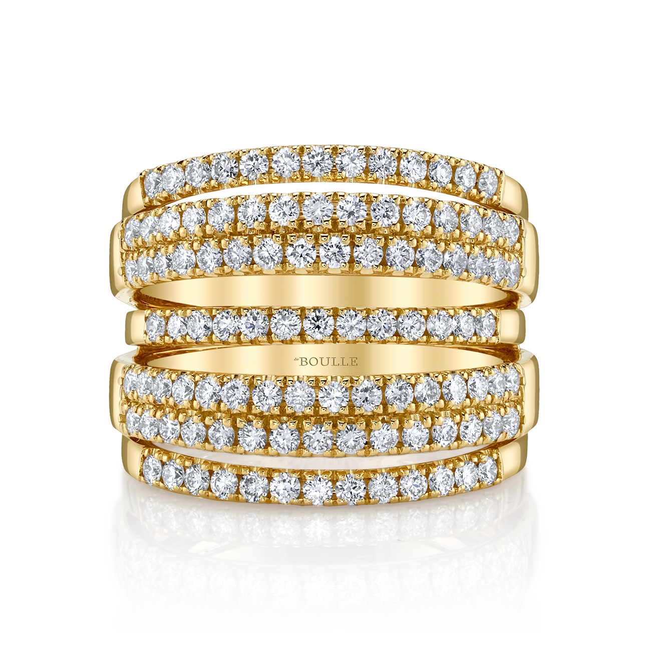 deBoulle Collection 7 Row Diamond Ring