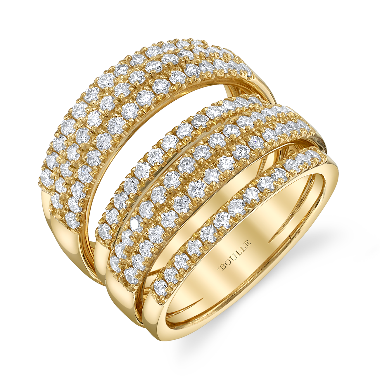 deBoulle Collection 7 Row Diamond Ring