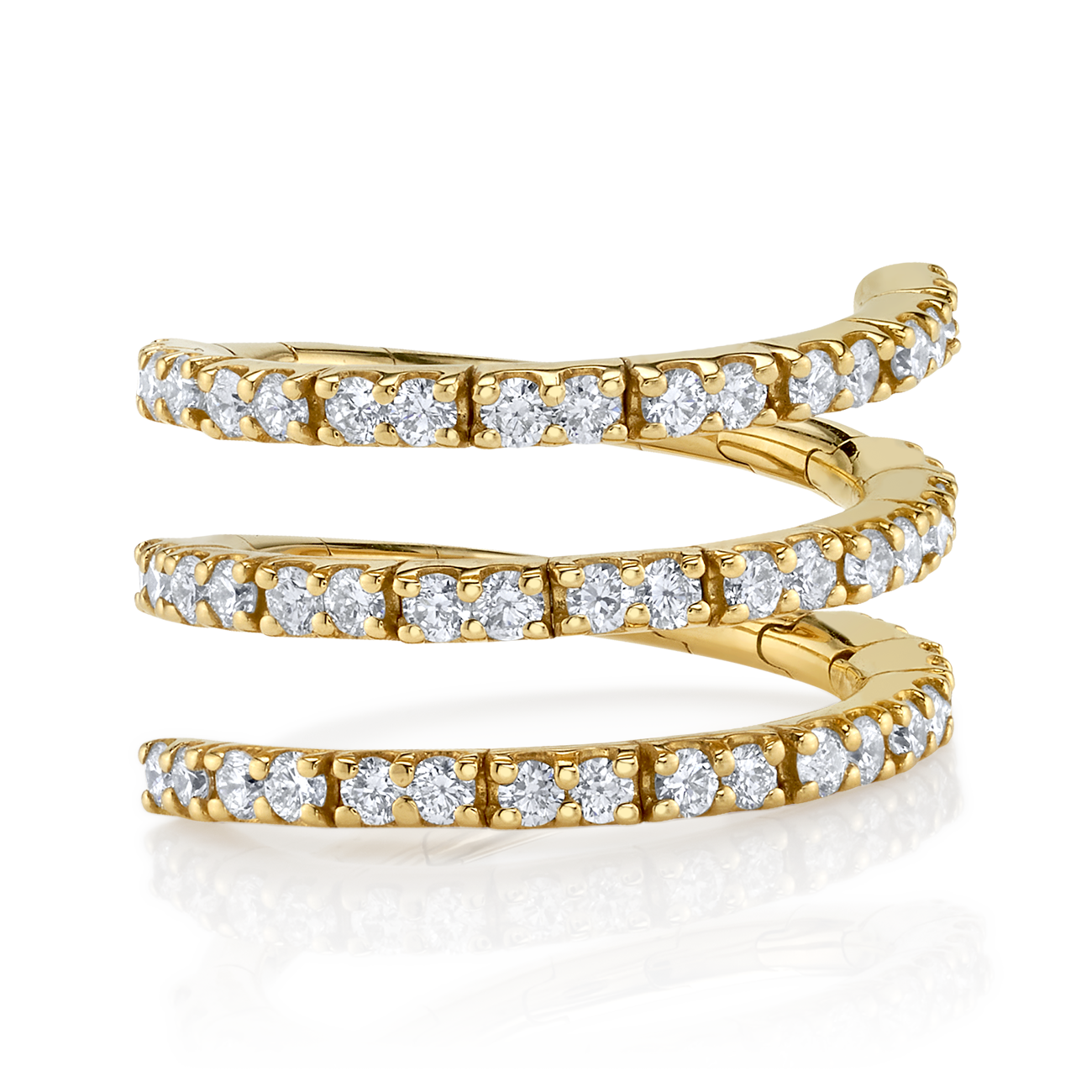 Spiral Ring in Yellow Gold