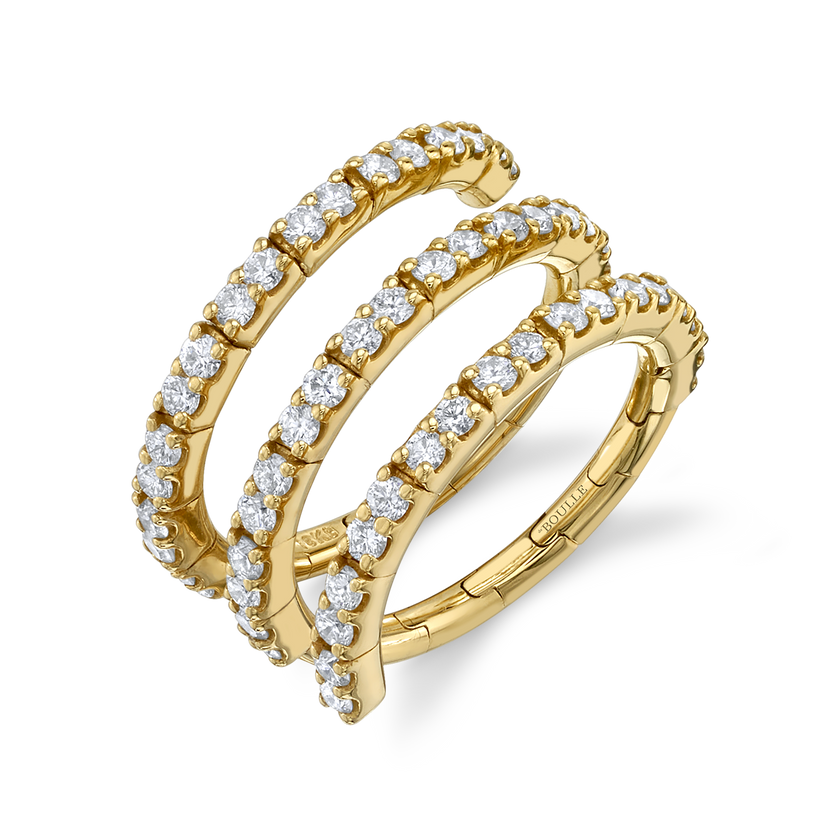 deBoulle Collection Spiral Ring in Yellow Gold