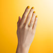 deBoulle Collection Spiral Ring in Yellow Gold