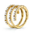 Spiral Ring in Yellow Gold