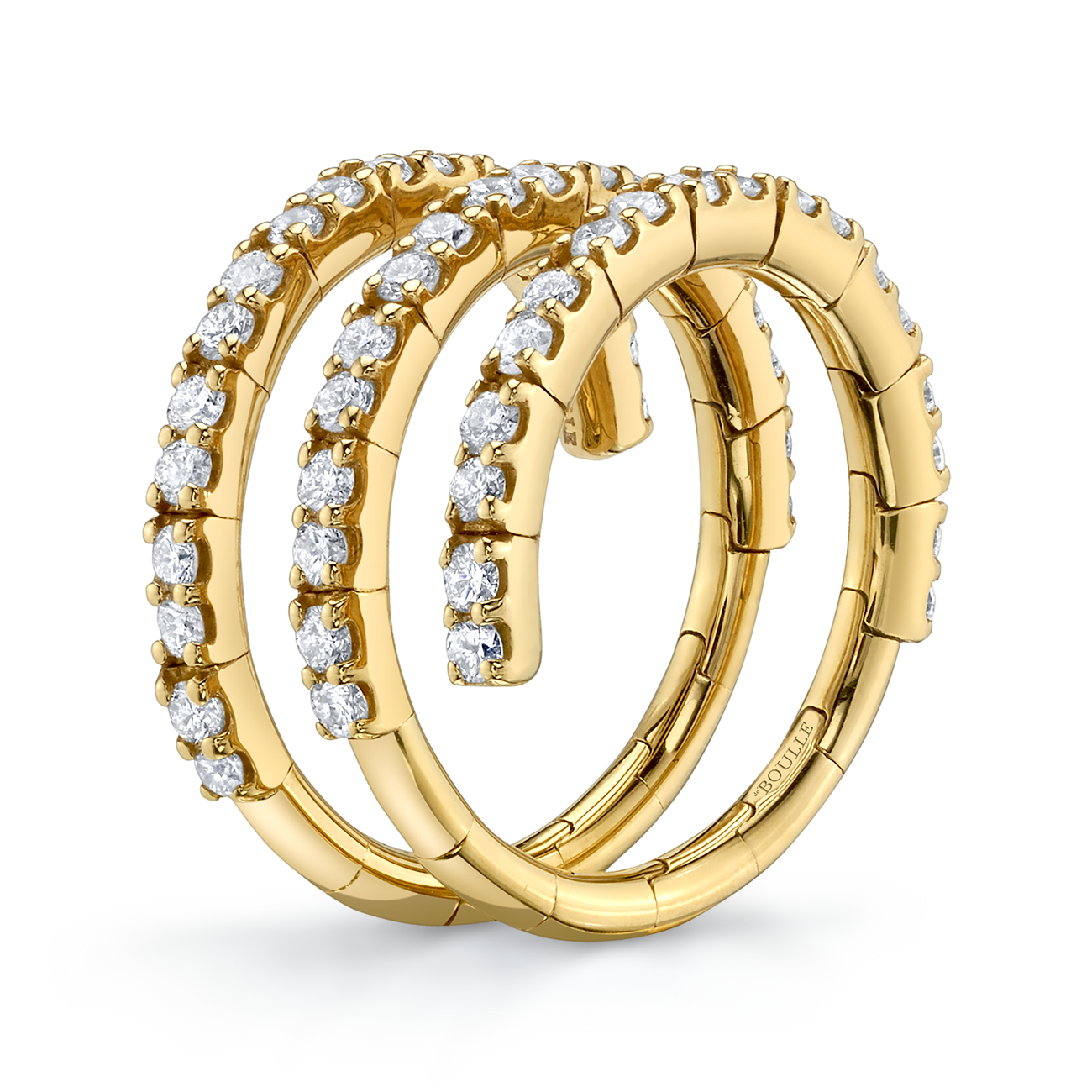 Spiral Ring in Yellow Gold