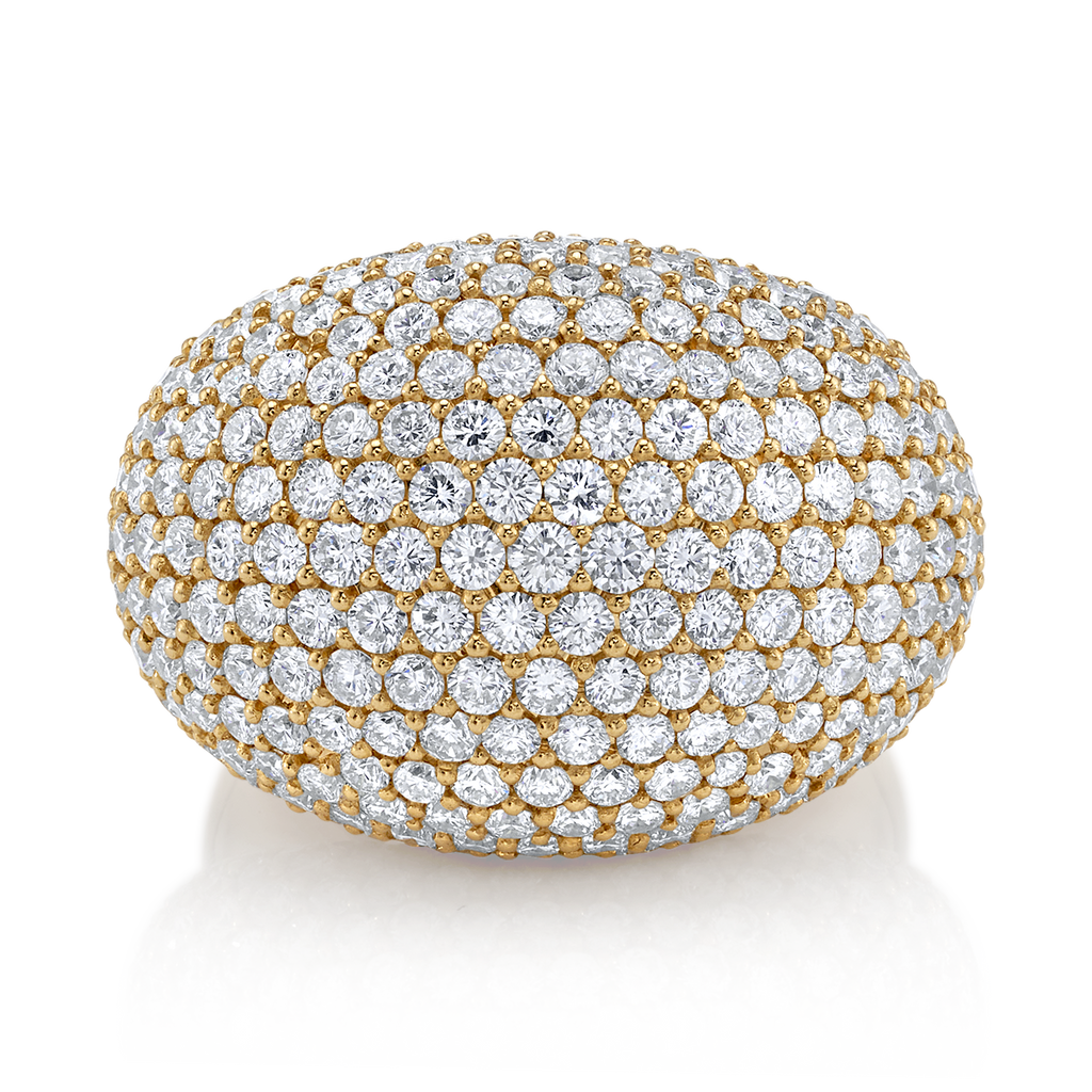 deBoulle Collection Pavé Domed Diamond Ring