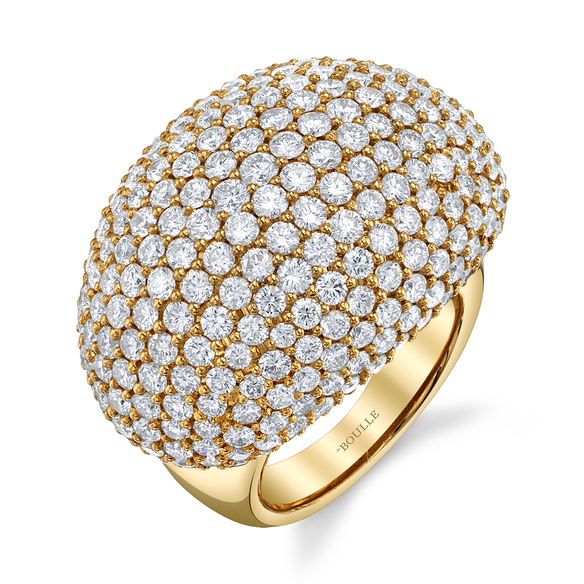 deBoulle Collection Pavé Domed Diamond Ring