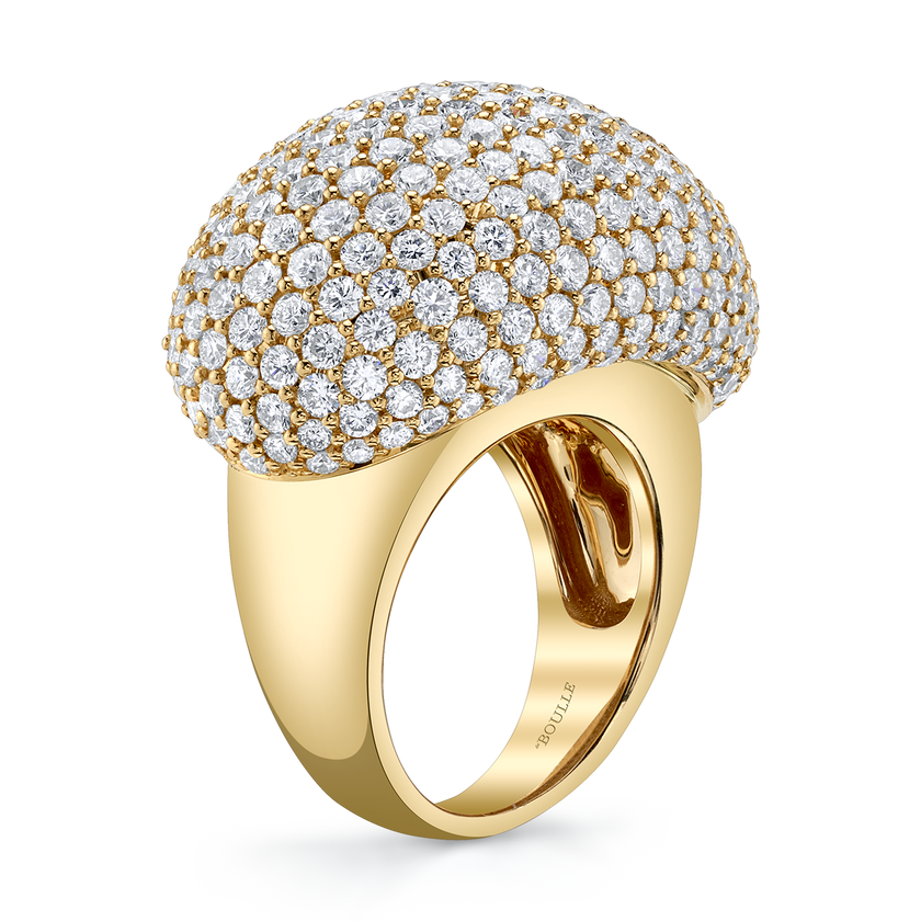 deBoulle Collection Pavé Domed Diamond Ring