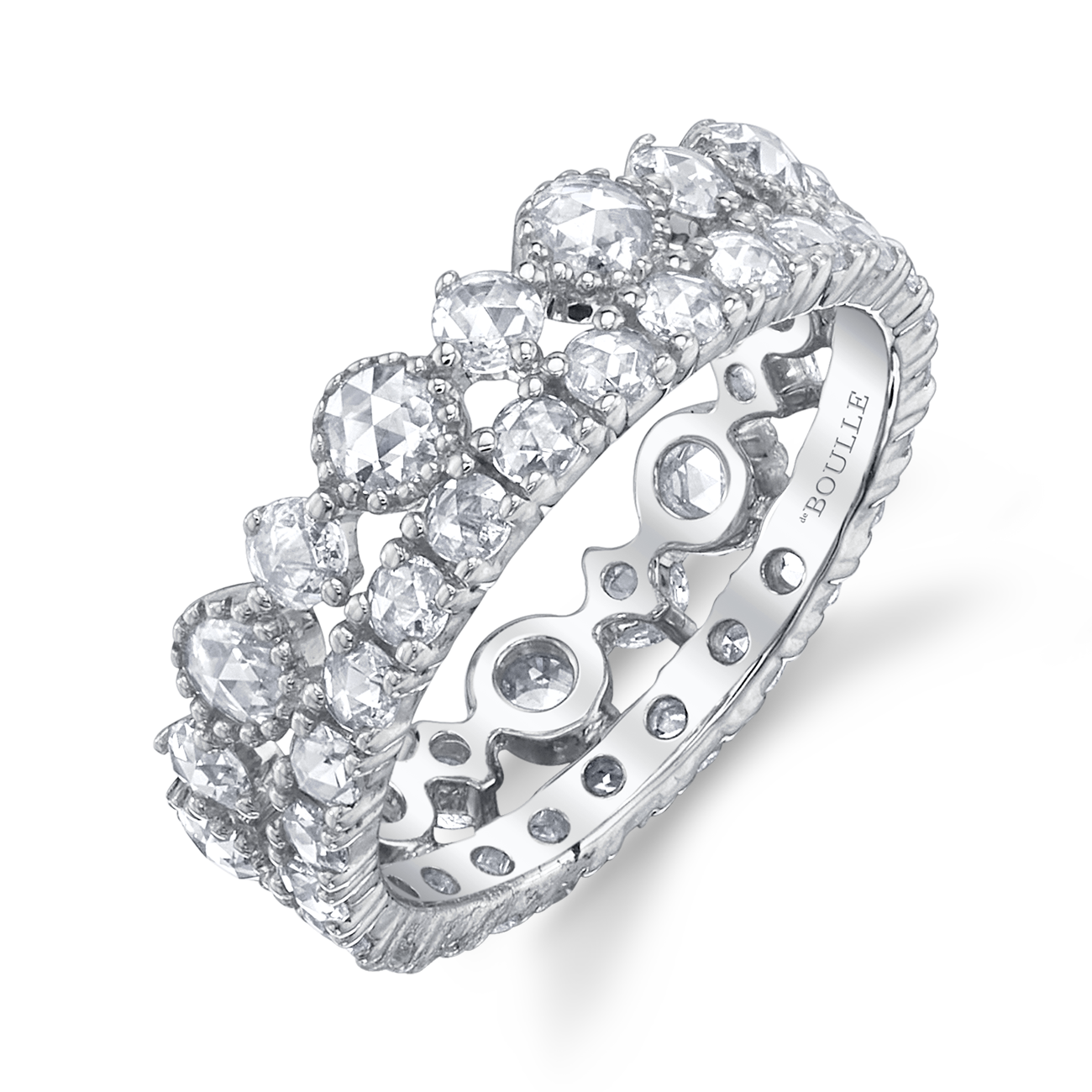 deBoulle Collection Rosé Ring in White Gold