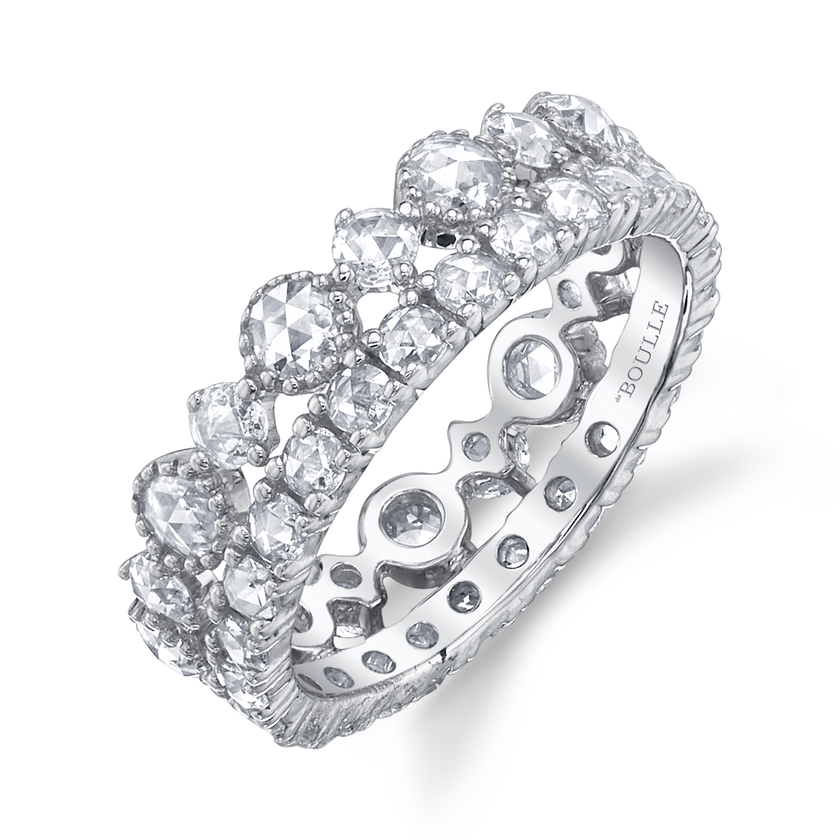 deBoulle Collection Rosé Ring in White Gold