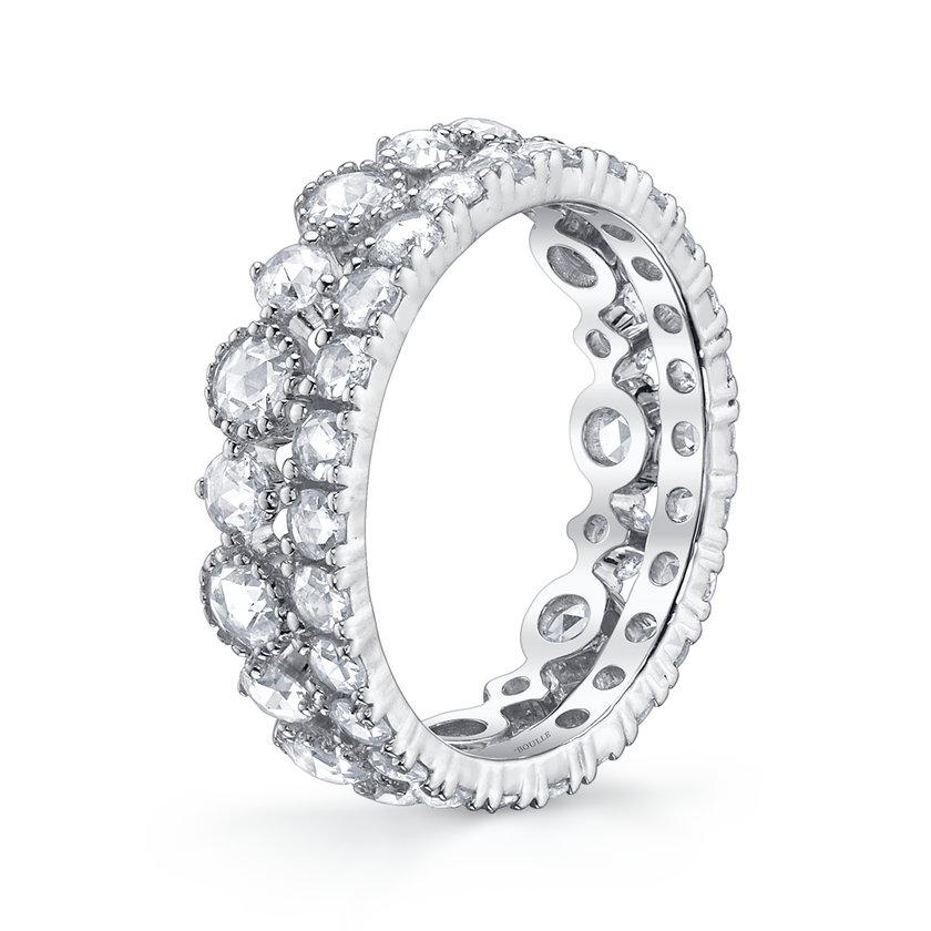 deBoulle Collection Rosé Ring in White Gold