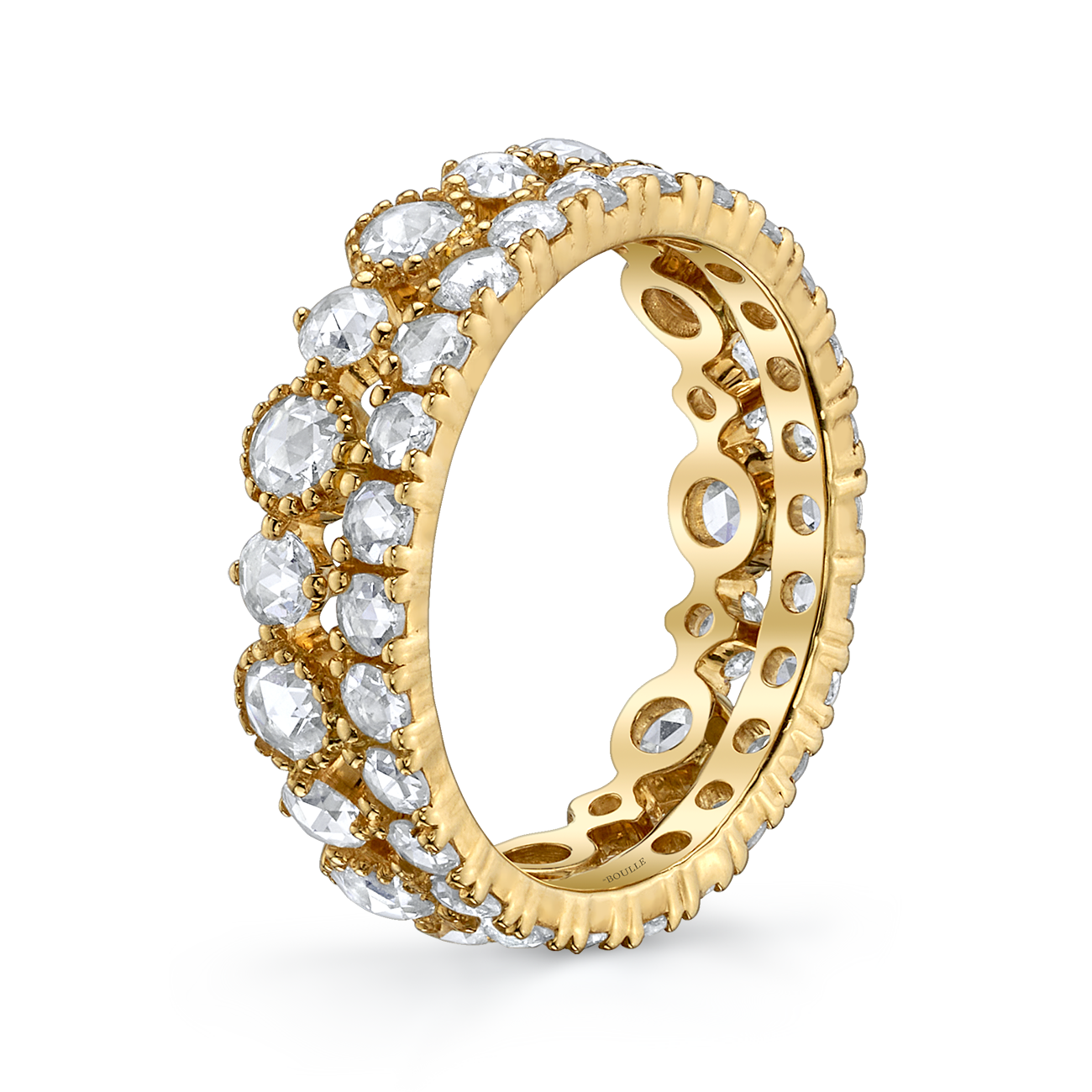 RosÃ© Ring in Yellow Gold