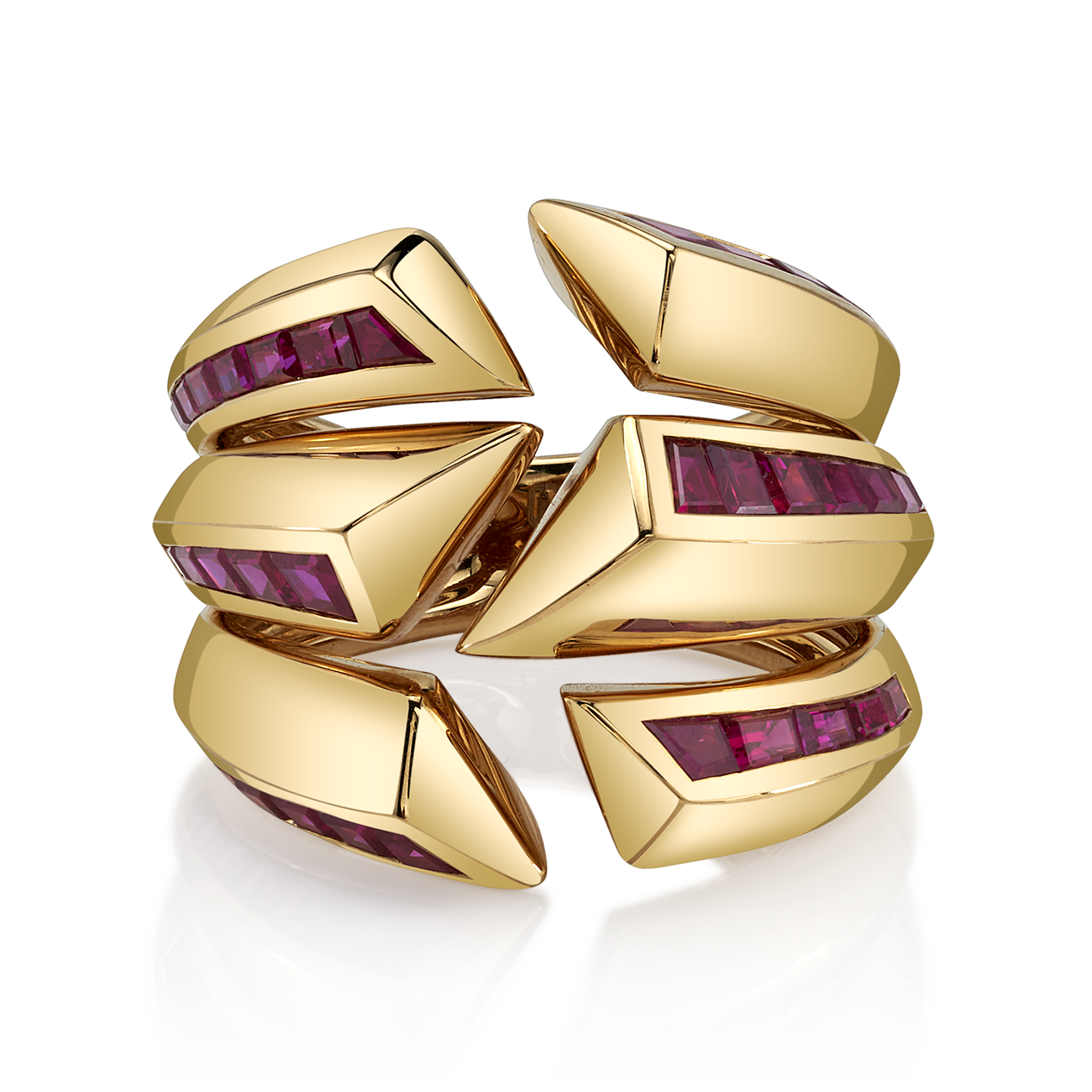 Archetype Ring with Rubies