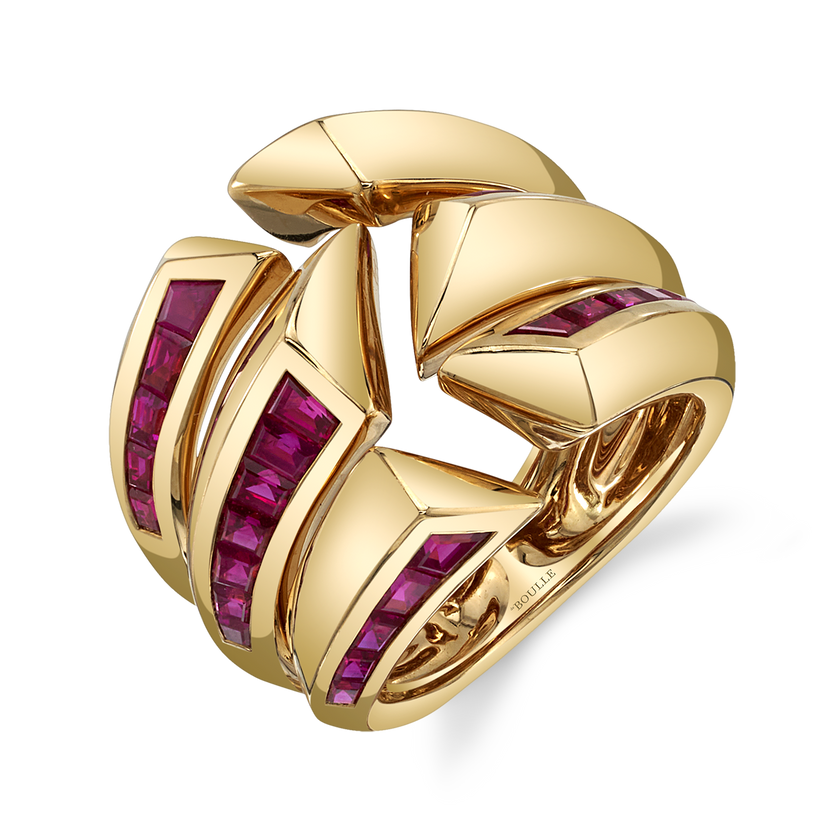 deBoulle Collection Archetype Ring with Rubies