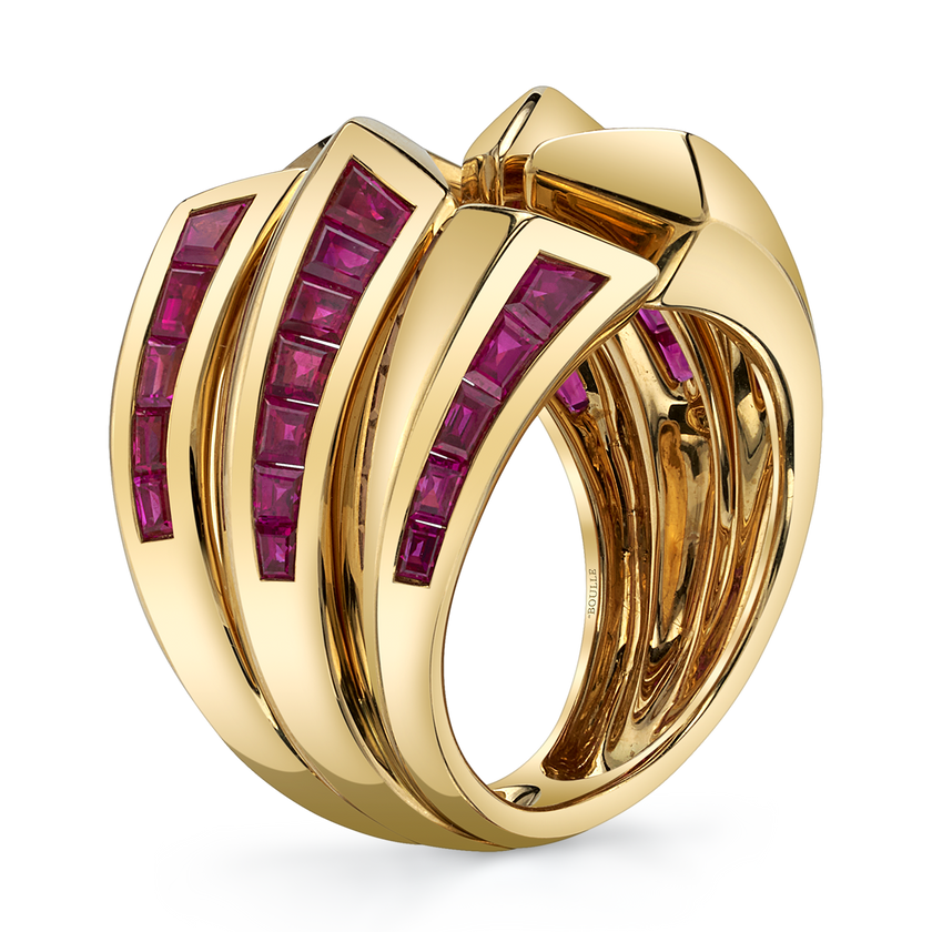 deBoulle Collection Archetype Ring with Rubies