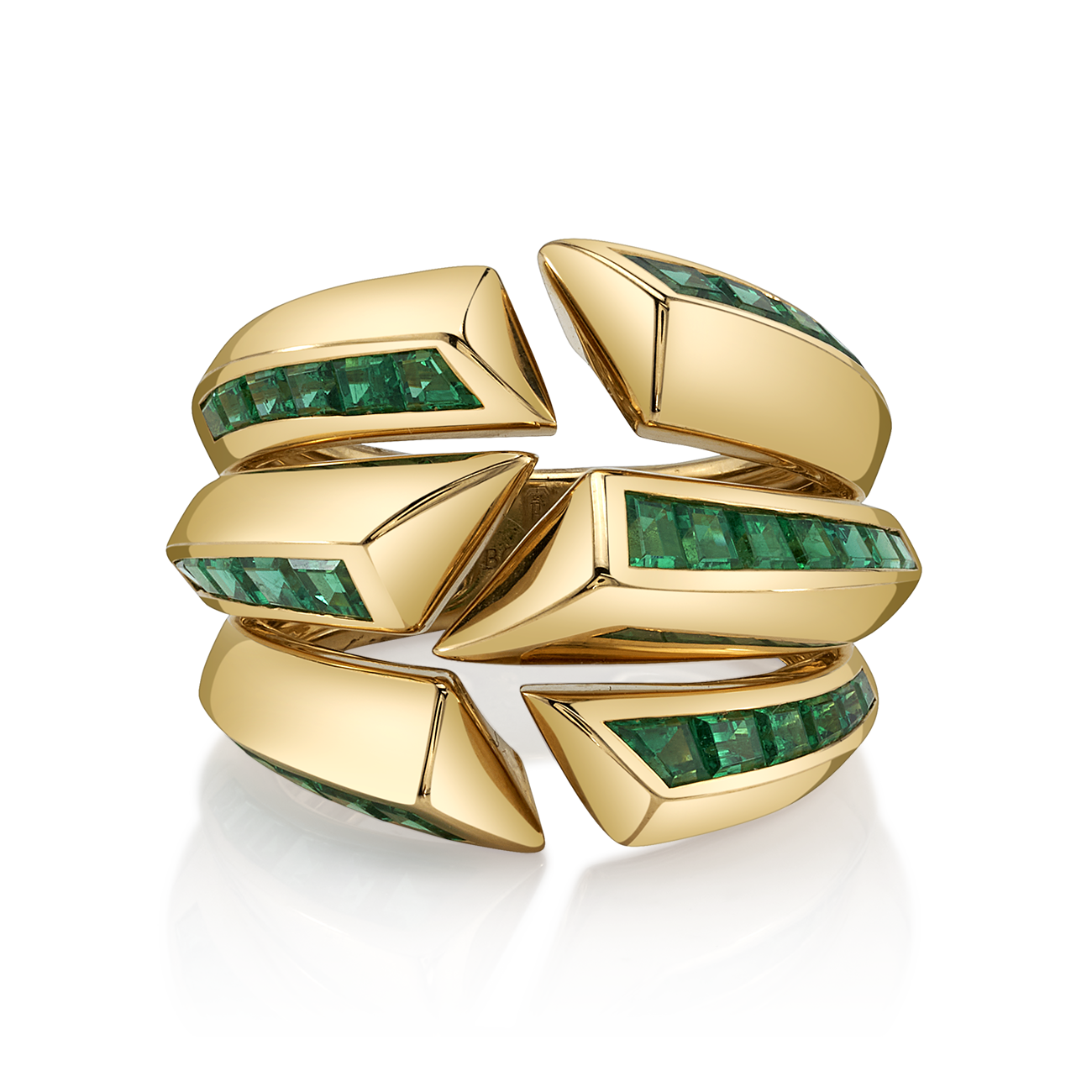 Archetype Ring with Emeralds