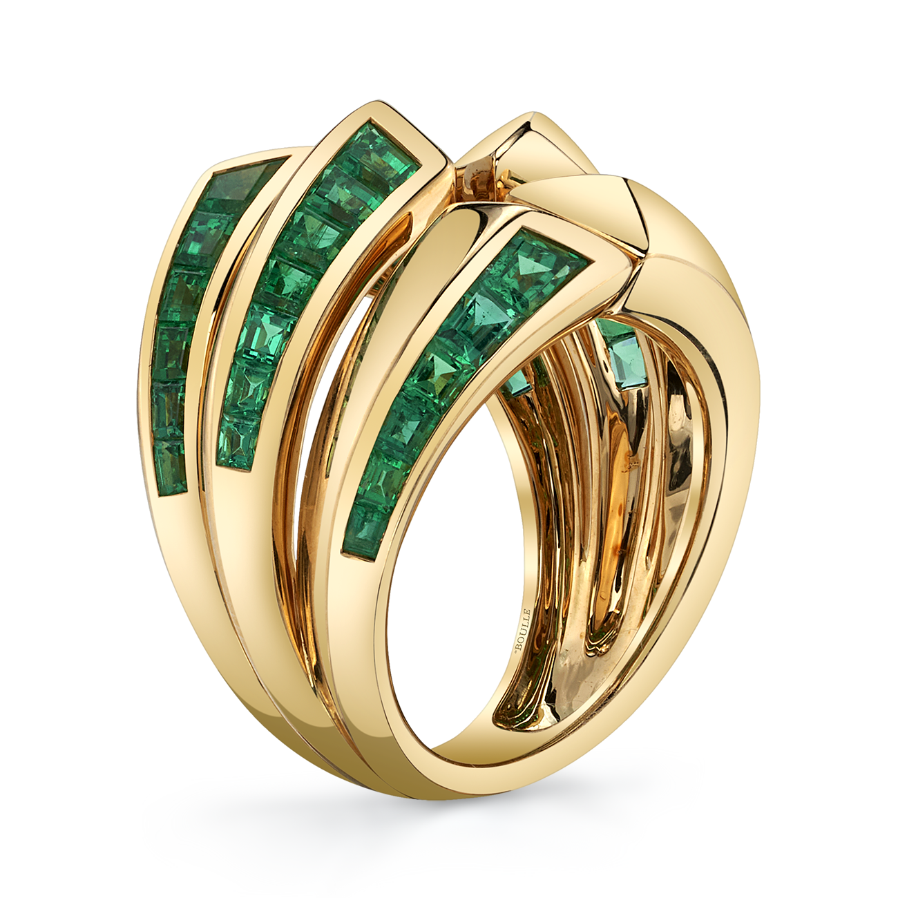 Archetype Ring with Emeralds