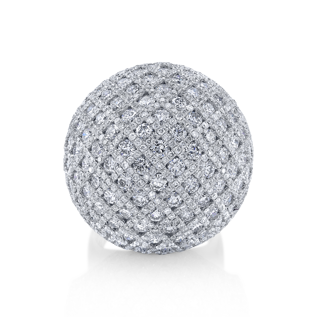 deBoulle Collection Diamond Bombe Ring