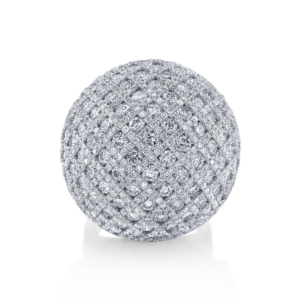 Diamond Bombe Ring