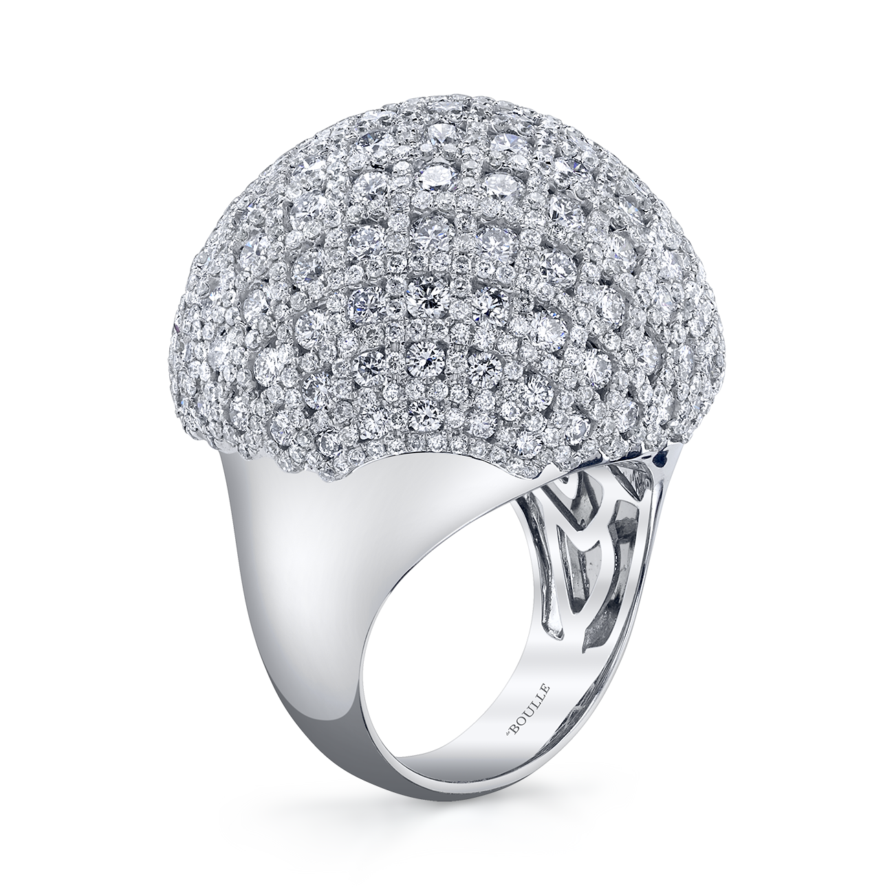 Diamond Bombe Ring