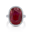 deBoulle High Jewelry Collection Oval Ruby Ring