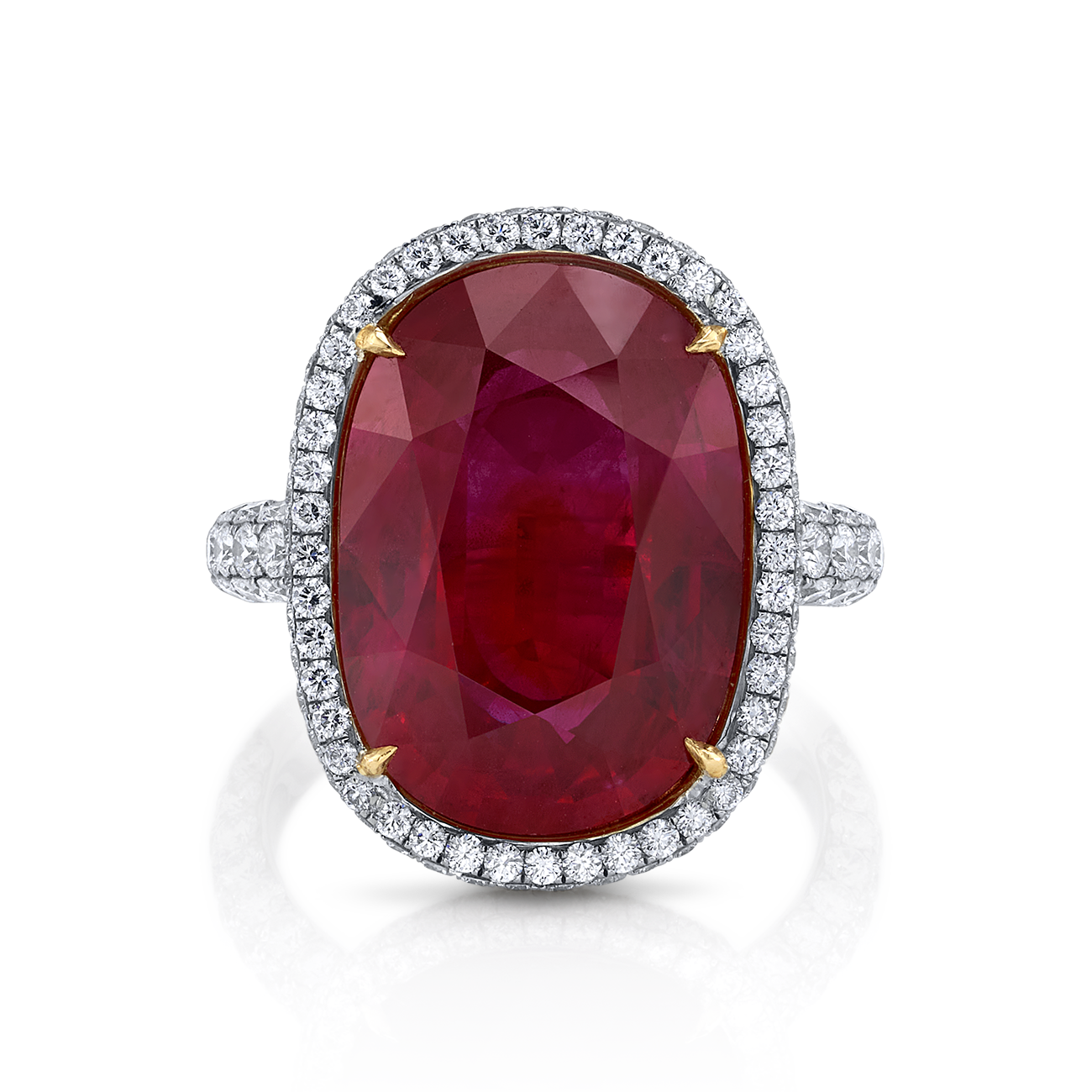 deBoulle High Jewelry Collection Oval Ruby Ring