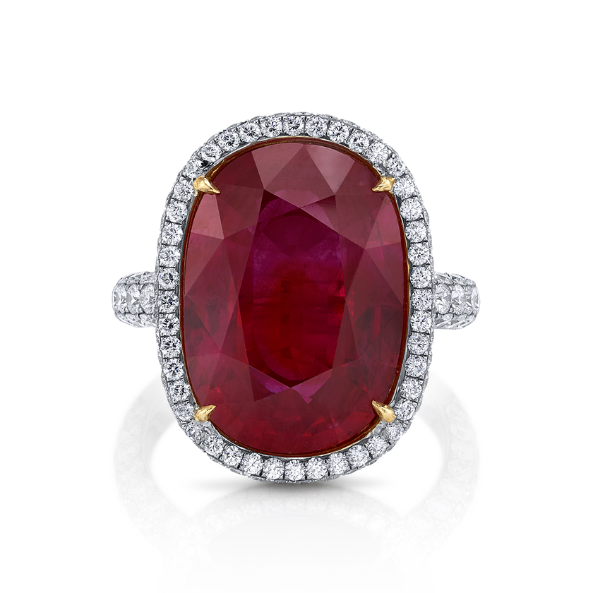 deBoulle High Jewelry Collection Oval Ruby Ring
