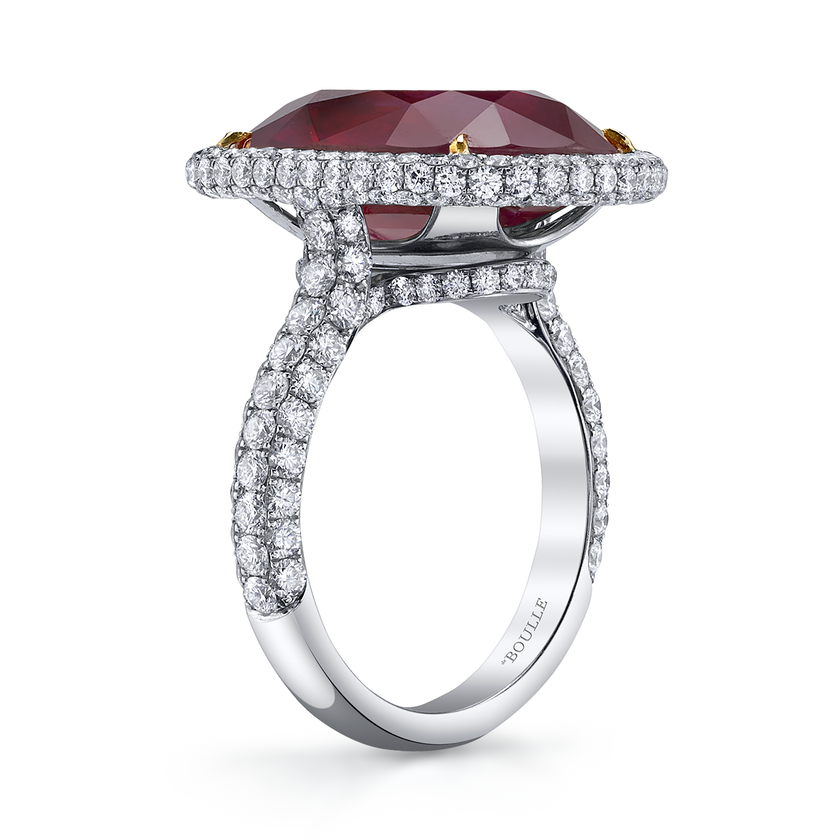 deBoulle High Jewelry Collection Oval Ruby Ring
