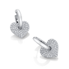 deBoulle Collection Two of Hearts Diamond Earrings in White Gold