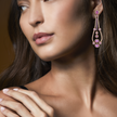 Pink Sapphire Earrings