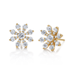 deBoulle Collection Bloom Earrings in Yellow Gold