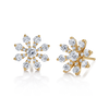 deBoulle Collection Bloom Earrings in Yellow Gold