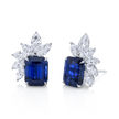 deBoulle High Jewelry Collection Sapphire & Diamond Earrings