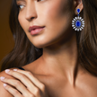 deBoulle High Jewelry Collection Sapphire Starburst Earrings