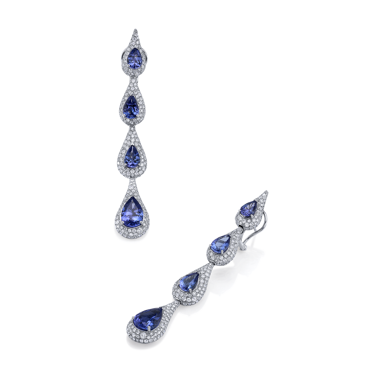 deBoulle Collection Tanzanite Drop Earrings