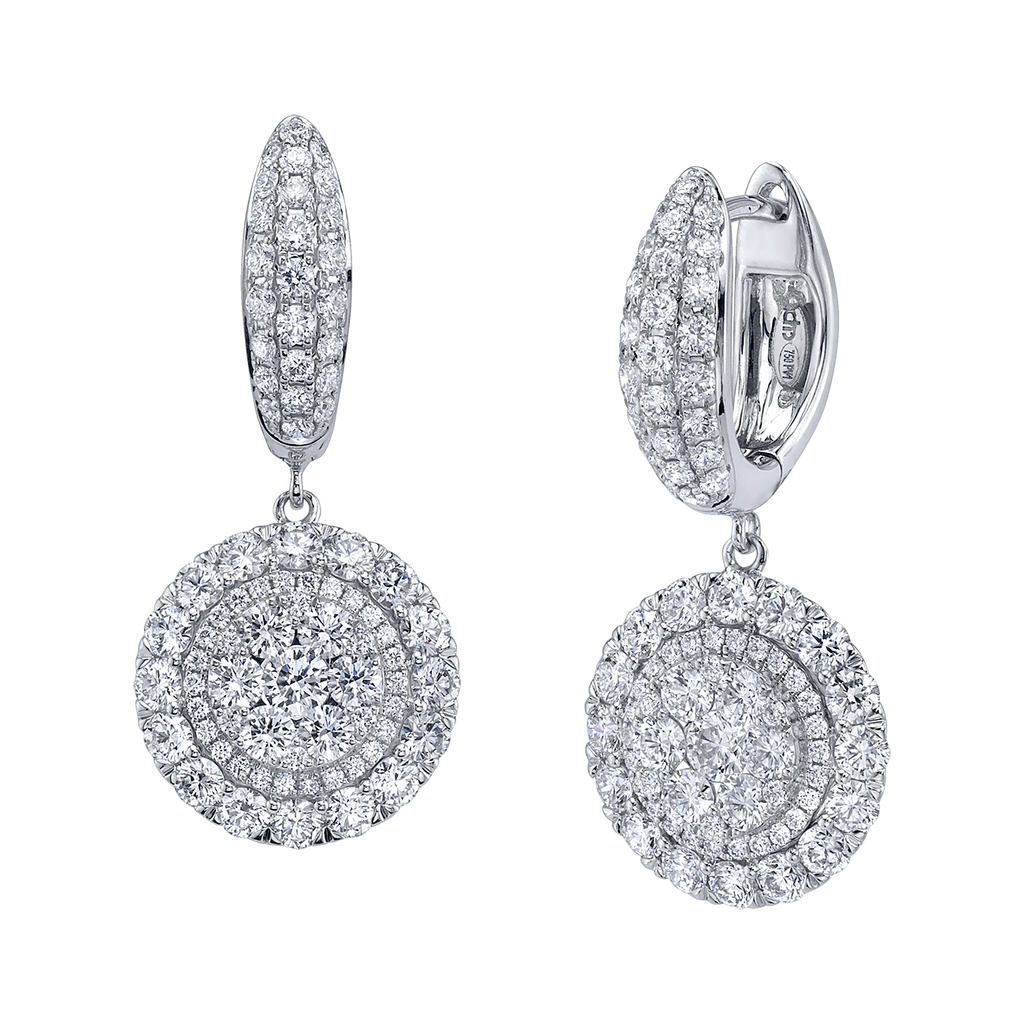 Diamond Dangle Earrings