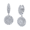 deBoulle Collection Diamond Cluster Dangle Earrings