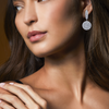 deBoulle Collection Diamond Cluster Dangle Earrings